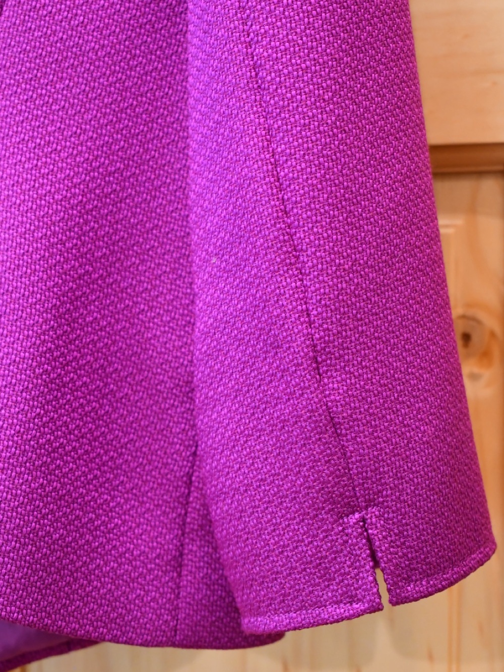 Tahari Arthur S. Levine Magenta Textured Notchless Blazer 10 - Picture 9 of 10